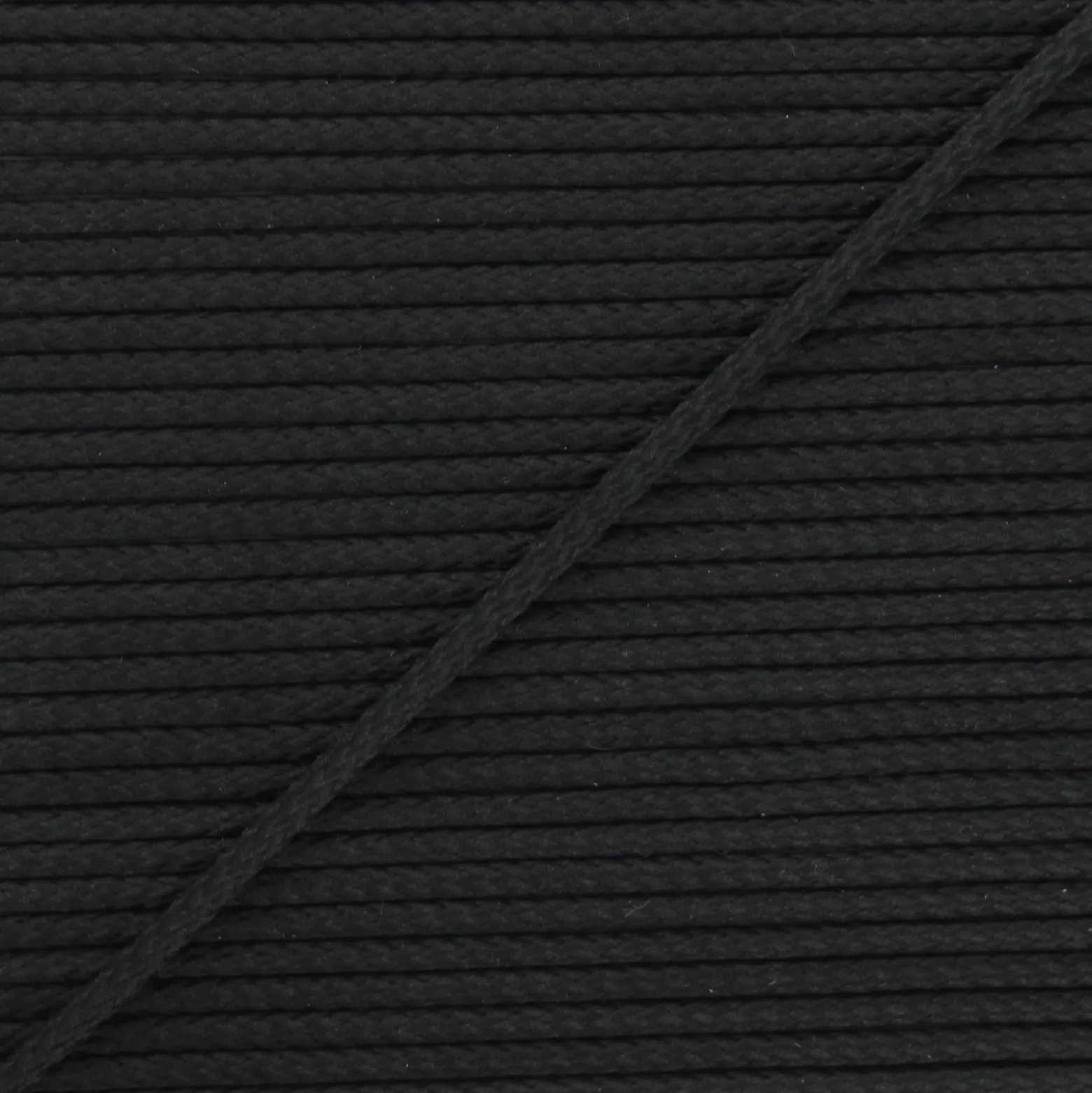 Cordon tricoté Chroma 4 mm - noir