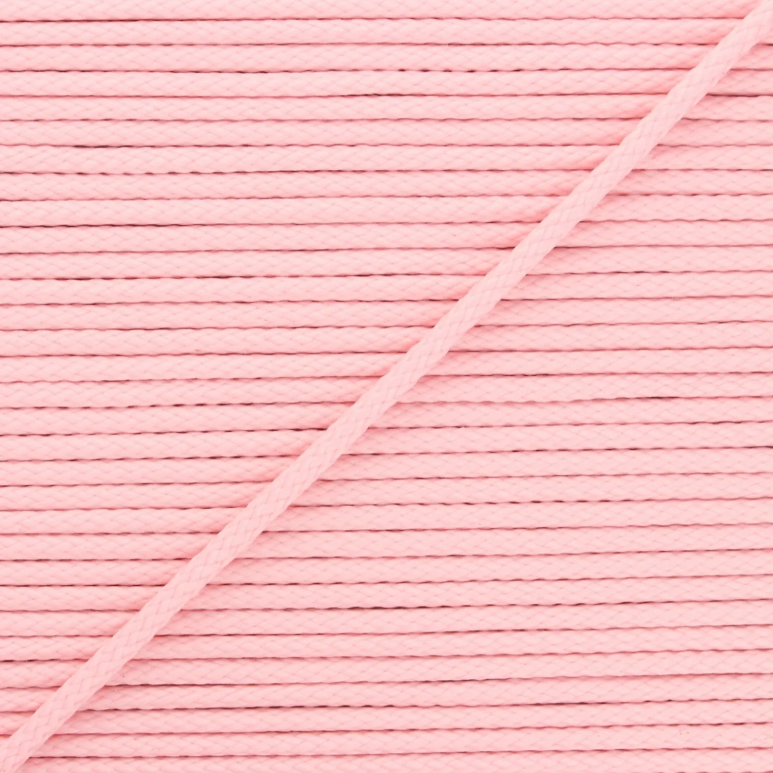 Cordon tricoté Chroma 4 mm - rose pâle
