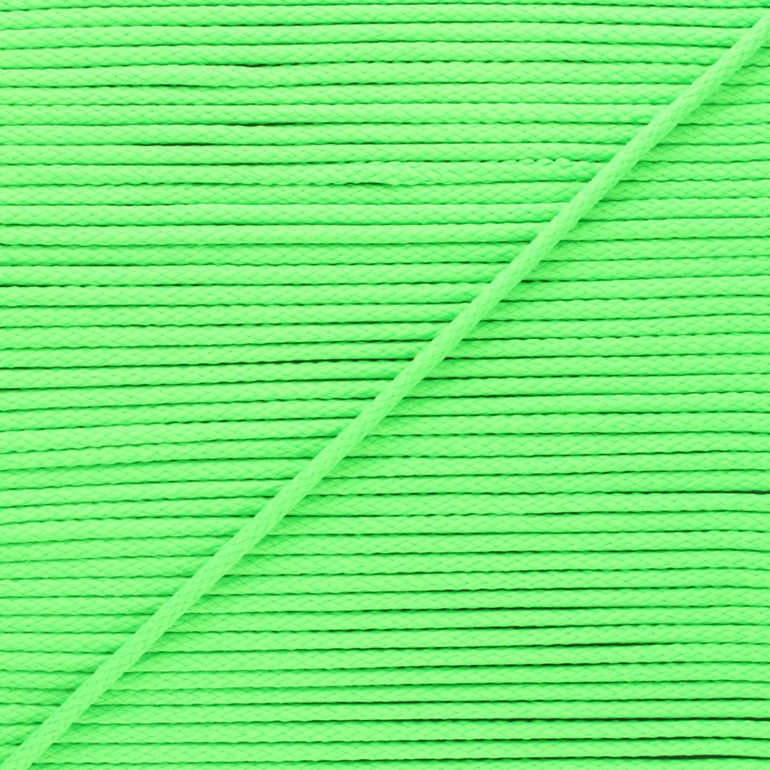 Cordon tricoté Chroma 4 mm - vert fluo