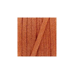 Cordon tricoté lurex (12 mm) - cuivre