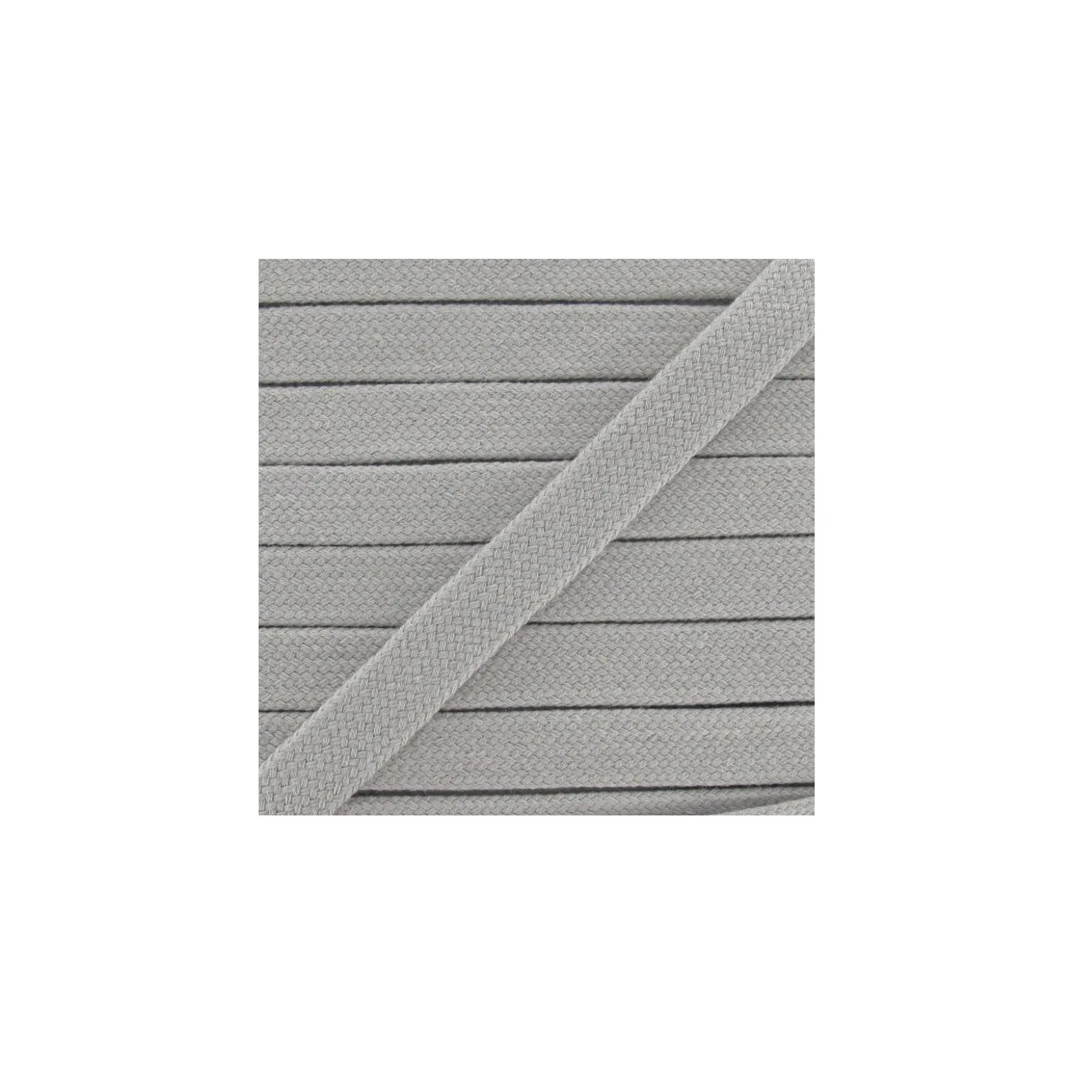 Cordon tubulaire gris