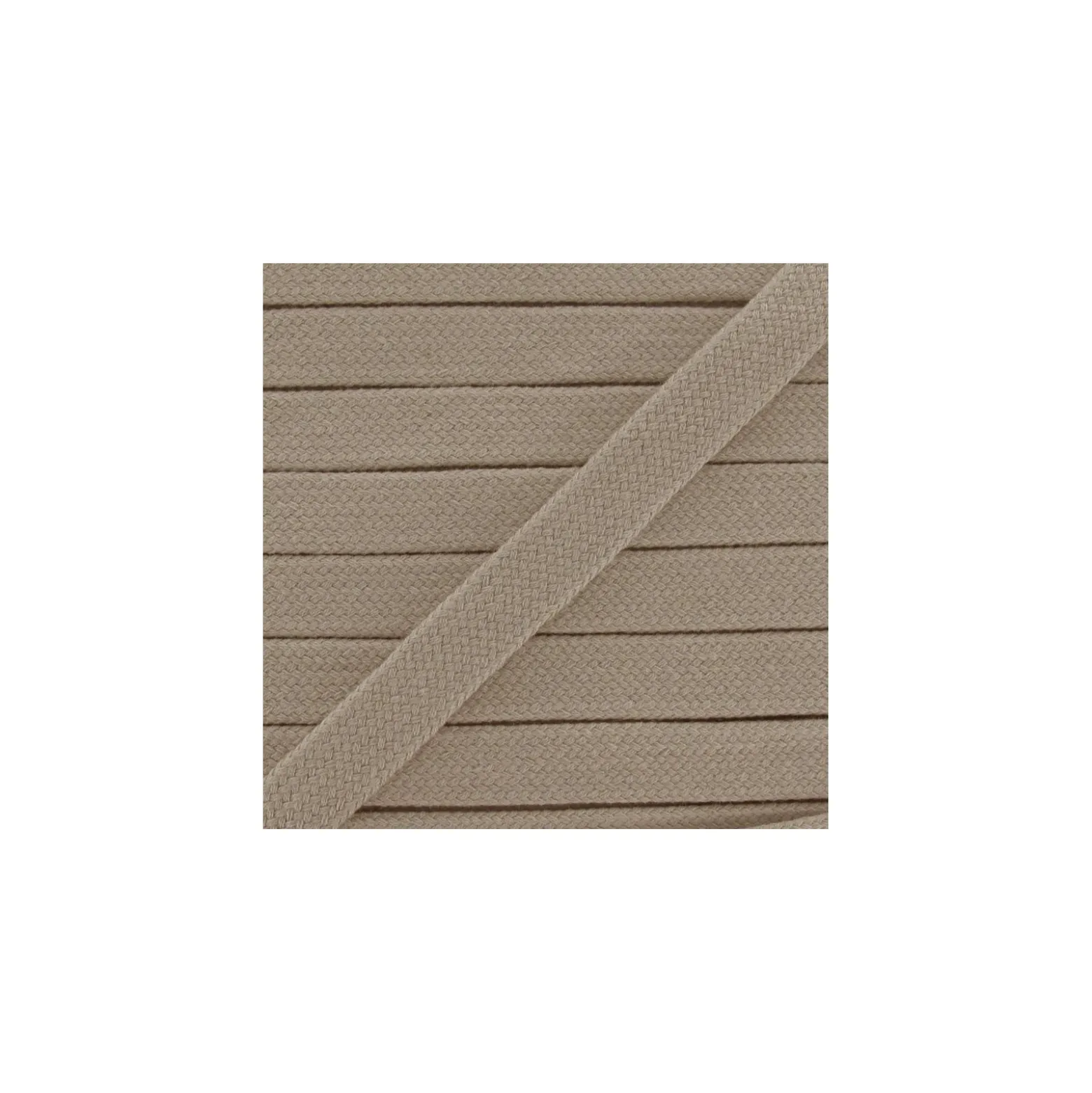 Cordon tubulaire - taupe