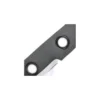 ♥ Coupon 120 cm ♥ Bande à oeillets auto-agrippante Rivetstrip® - gris x 18cm