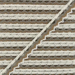Coupon 180 cm Dentelle multicolore beige