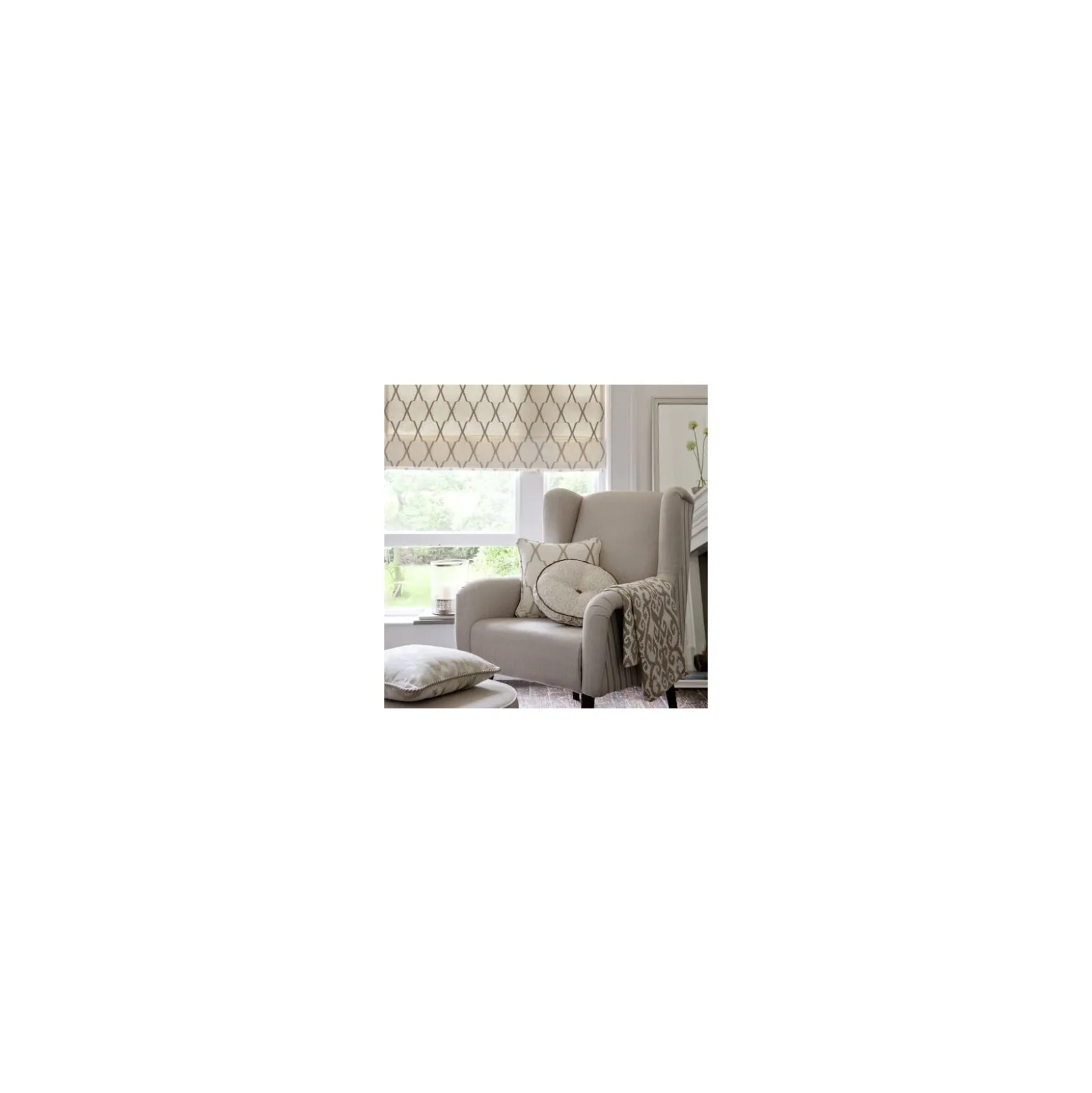 Coupon 150 cm X 140 cm Tissu Clarke & Clarke Global Luxe Riad Sand