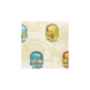 Coupon 100 cm x 110 cm Tissu coton Alexander Henry - Head Trip - écru