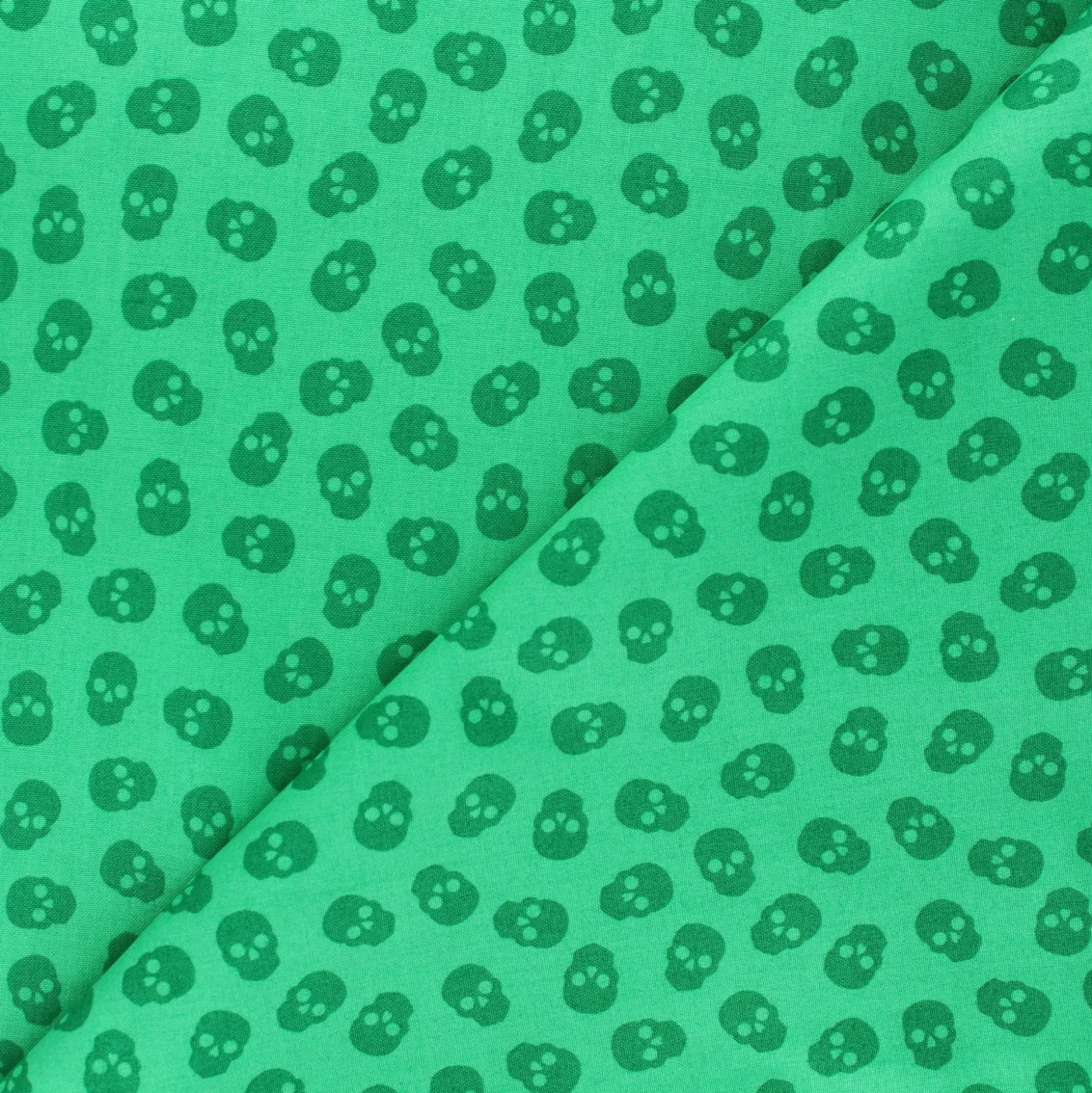Coupon 100 cm x 110 cm Tissu coton Andover Fabrics The Watcher - vert foncé