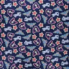 Coupon 100 cm x 110 cm Tissu coton Camelot Fabrics Wonder woman Tossed stickers - bleu marine