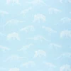 Coupon 100 cm x 110 cm Tissu coton Dear Stella You rock - Fossils - bleu clair