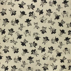 Coupon 100 cm x 110 cm Tissu coton Dear Stella Wanted - The good, the bad & the ugly - beige