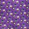 Coupon 100 cm x 110 cm Tissu coton Halloween Girl power Kawaii - violet