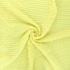 Coupon 100 cm x 145 cm Tissu crêpe léger plissé - jaune clair