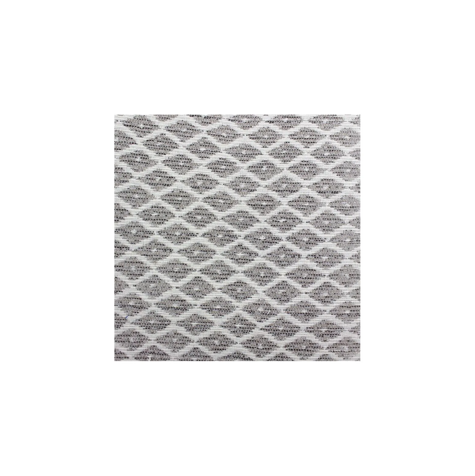 Coupon 100 cm x 150 cm Tissu Jacquard tissé Jakarta petit losange ikat lin