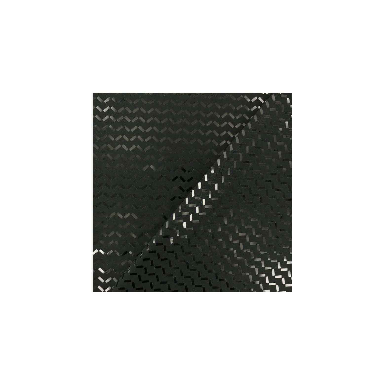 Coupon 100 cm x 135 cm Tissu Jersey mousse confetti - noir