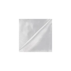 Coupon 100 cm x 140 cm Tissu lamé point argent