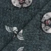 Coupon 100 cm x 150 cm Tissu polyester Crâne ailés - noir