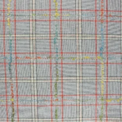 Coupon 100 cm x 140 cm Tissu polyviscose lurex Ennis - orange