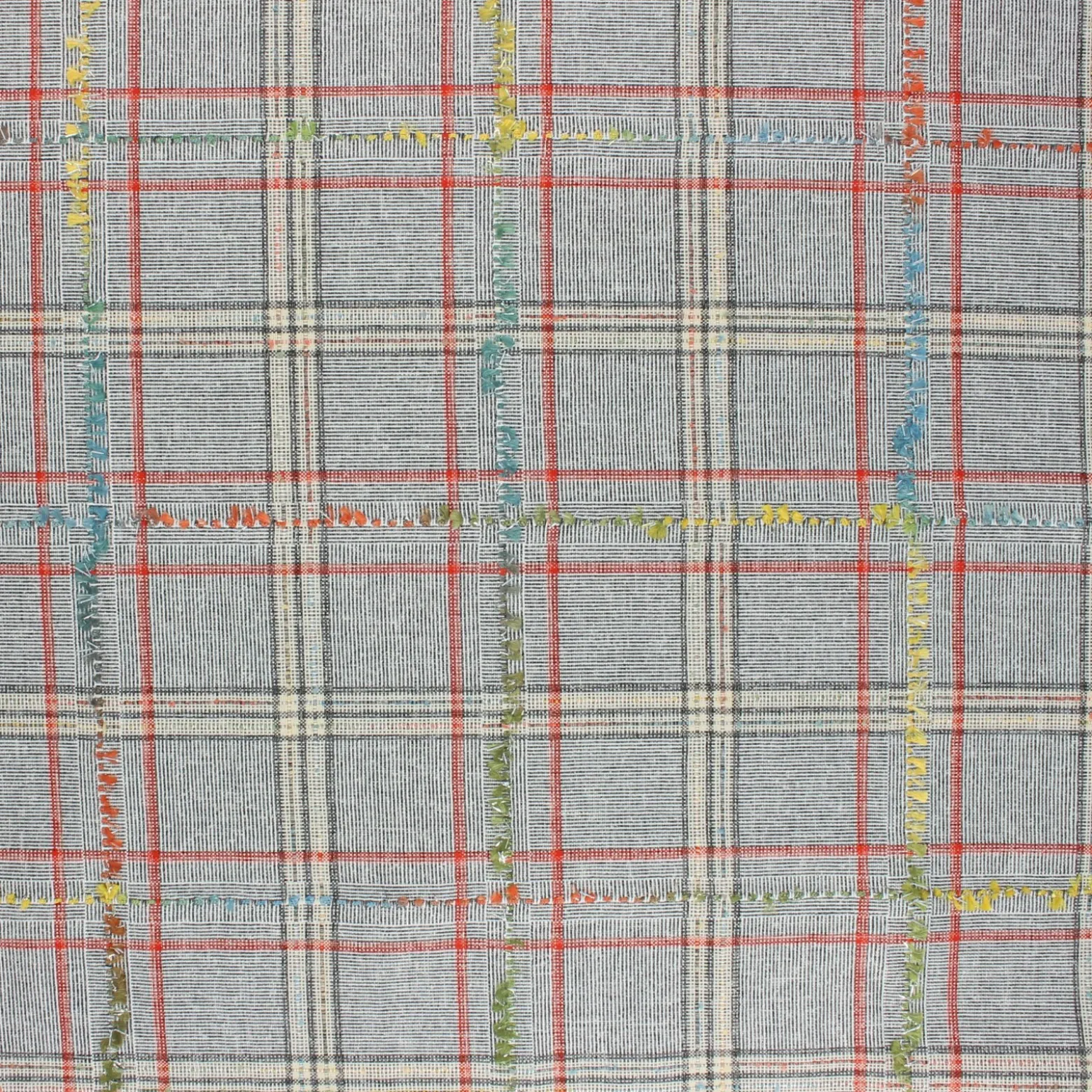 Coupon 100 cm x 140 cm Tissu polyviscose lurex Ennis - orange