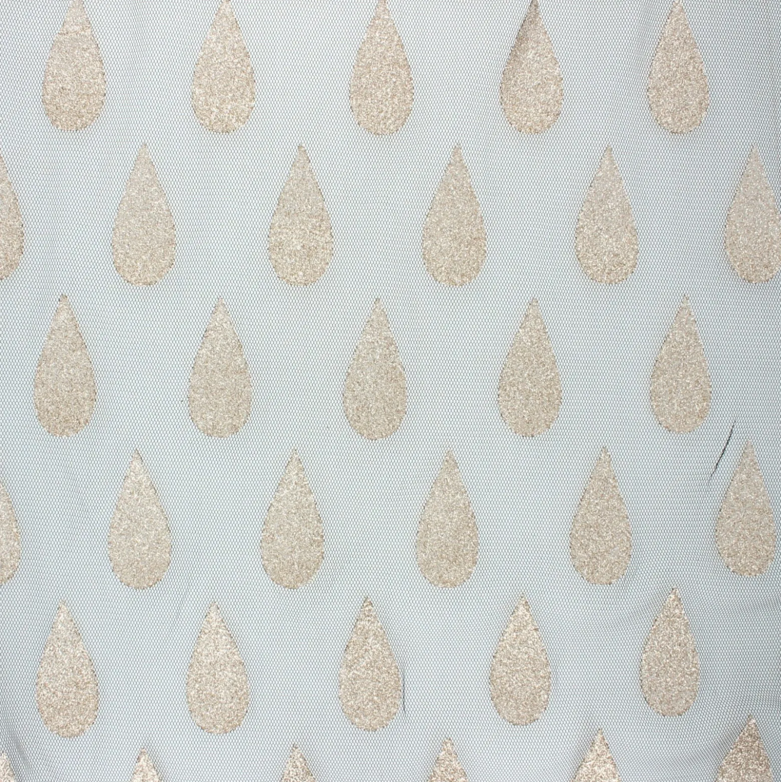 Coupon 100 cm x 148 cm Tissu tulle à paillettes Drop - noir