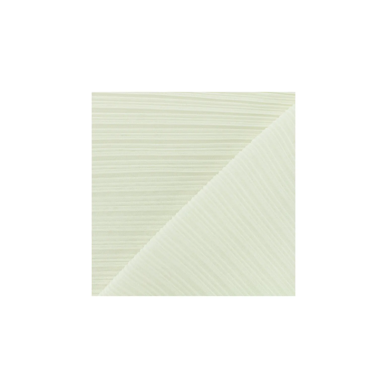 Coupon 100 cm x 150 cm Tissu tulle plissé - écru