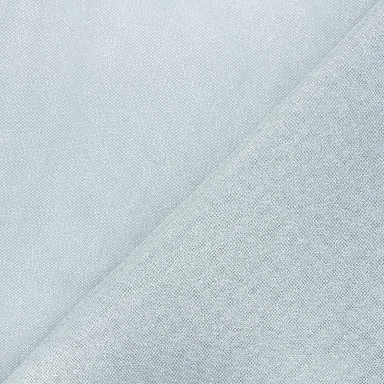 Coupon 100 cm x 140 cm Tulle luxe petite résille argenté