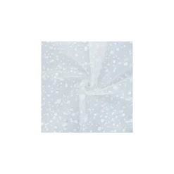 Coupon 150 cm x 140 cm Tulle pastilles paillettées blanc