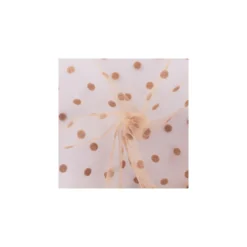 Coupon 100 cm x 140 cm Tulle petites pastilles velours - vieux rose