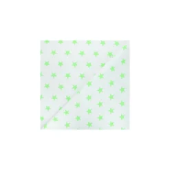 Coupon tissu Astre Fluo - vert (50 cm x 160 cm)