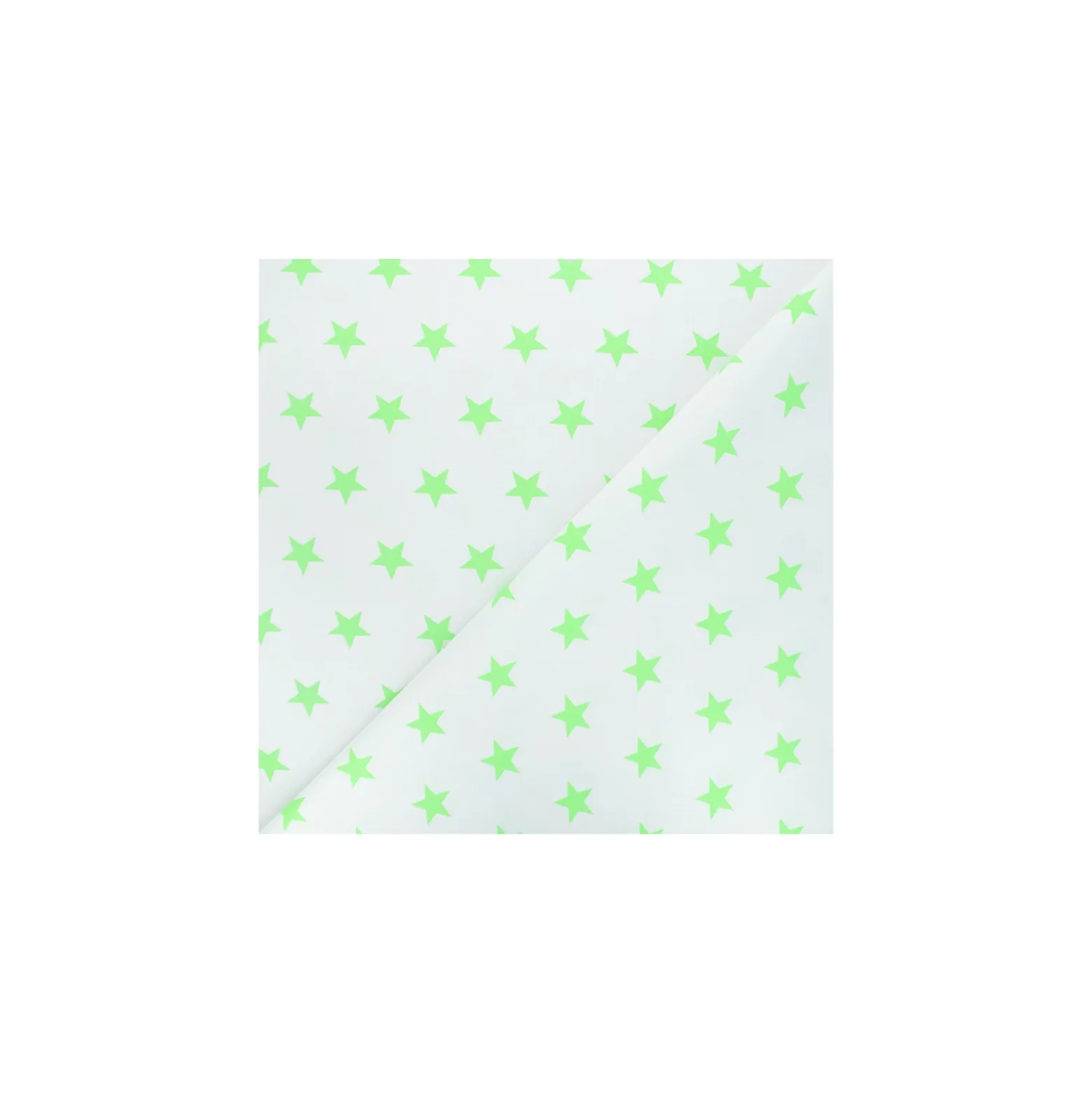 Coupon tissu Astre Fluo - vert (50 cm x 160 cm)