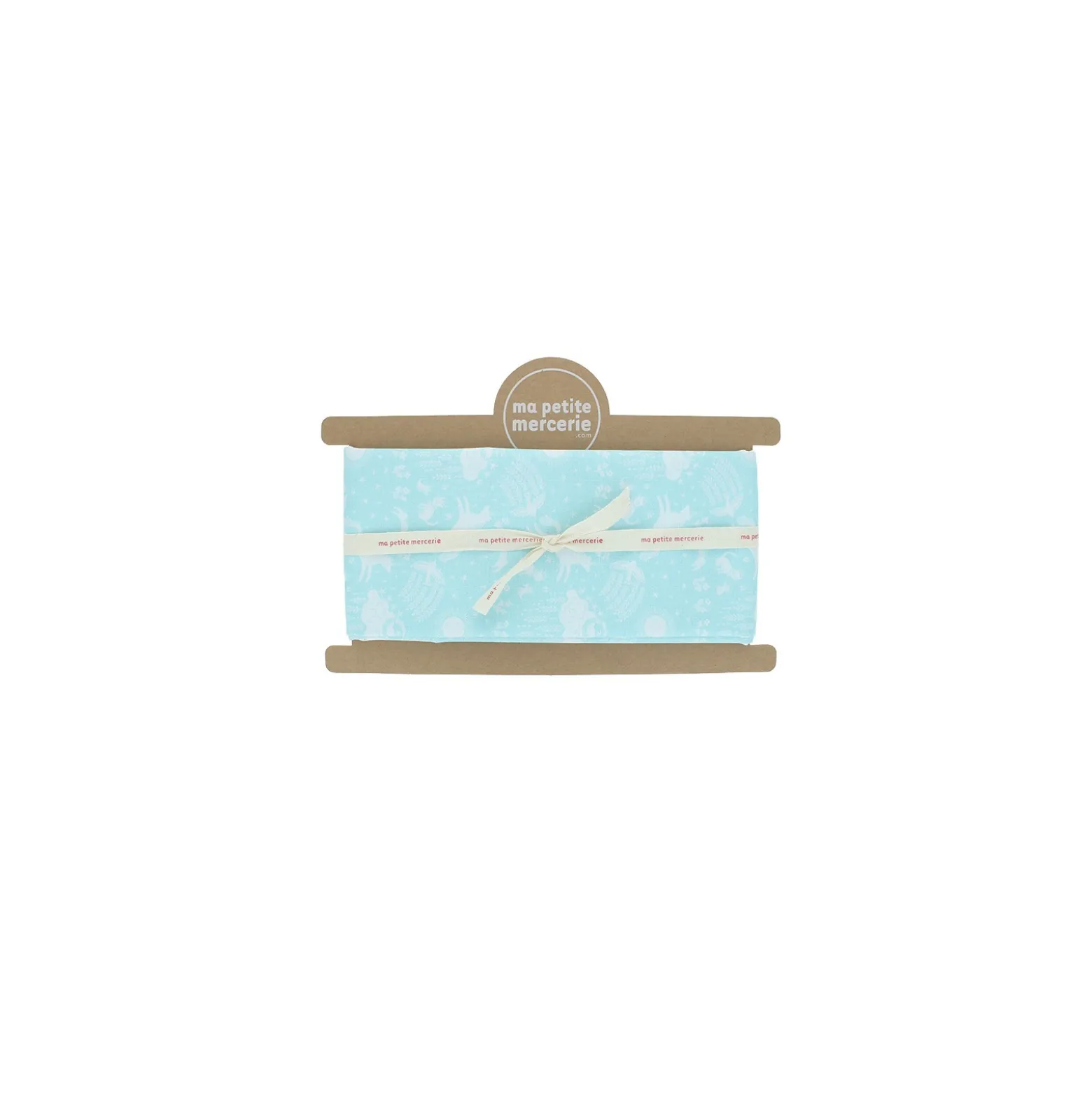 Coupon tissu coton Blend fabrics Happy Skies - bleu (50 cm x 110 cm)
