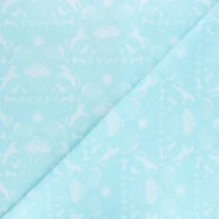Coupon tissu coton Blend fabrics Happy Skies - bleu (50 cm x 110 cm)