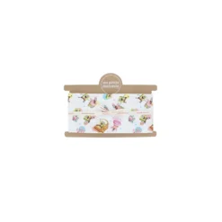 Coupon tissu coton cretonne Bob l'éponge et ses amis - blanc (50 cm x 150 cm)