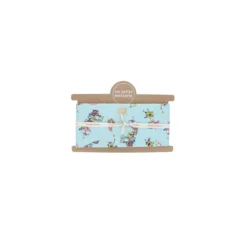 Coupon tissu coton cretonne Bob's friends - vert d'eau (50 cm x 150 cm)