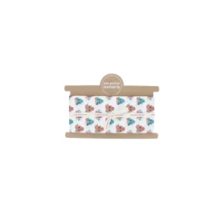 Coupon tissu coton cretonne Floral Calaveras - blanc (50 cm x 140 cm)