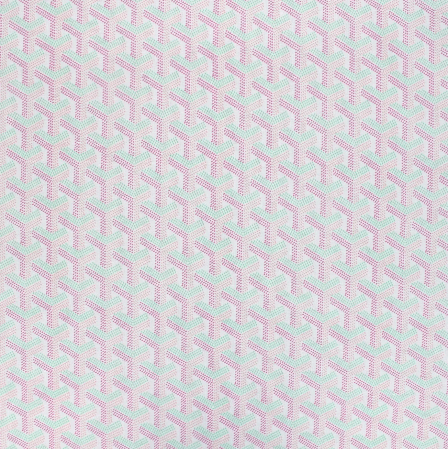 Coupon tissu coton cretonne graphique Phoenix - rose(50 cm x 150 cm)