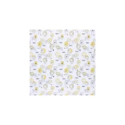 Coupon tissu coton cretonne Roar - blanc (50 cm x 140 cm)
