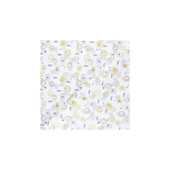 Coupon tissu coton cretonne Roar - blanc (50 cm x 140 cm)