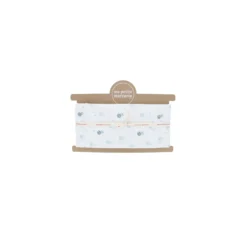 Coupon tissu coton cretonne Skully - bleu (50 cm x 150 cm)
