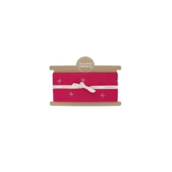 Coupon tissu Hoffman Fabrics Batiks Ciseaux - rose/argent (50 cm x 110 cm)