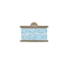 Coupon tissu popeline de coton Poppy Tiny Traffic - bleu glacier (50 cm x 145 cm)