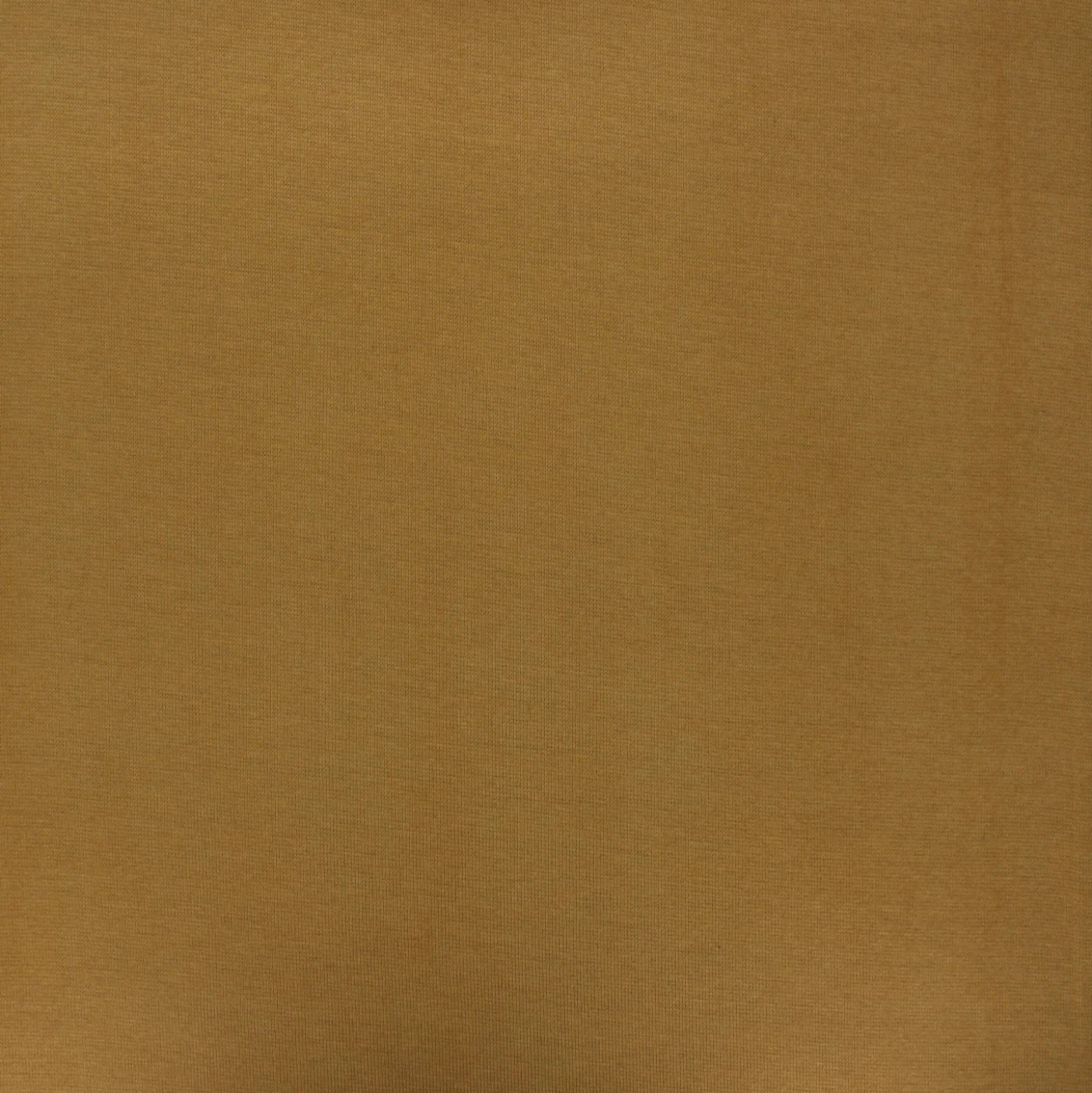 Coupon tissu sweat molletonné uni - ocre (95 cm x 150 cm)