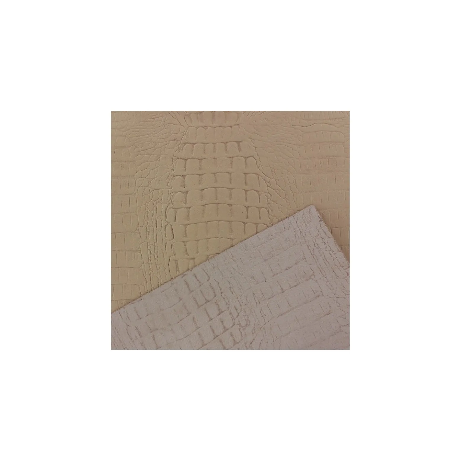 Cuir croco beige (2 tailles)