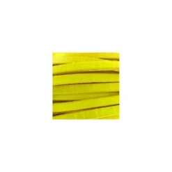Cuir plat jaune fluo par 50 cm