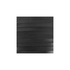 Cuir Plat 10 mm - Noir x 50cm