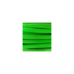 Cuir plat vert fluo par 50 cm