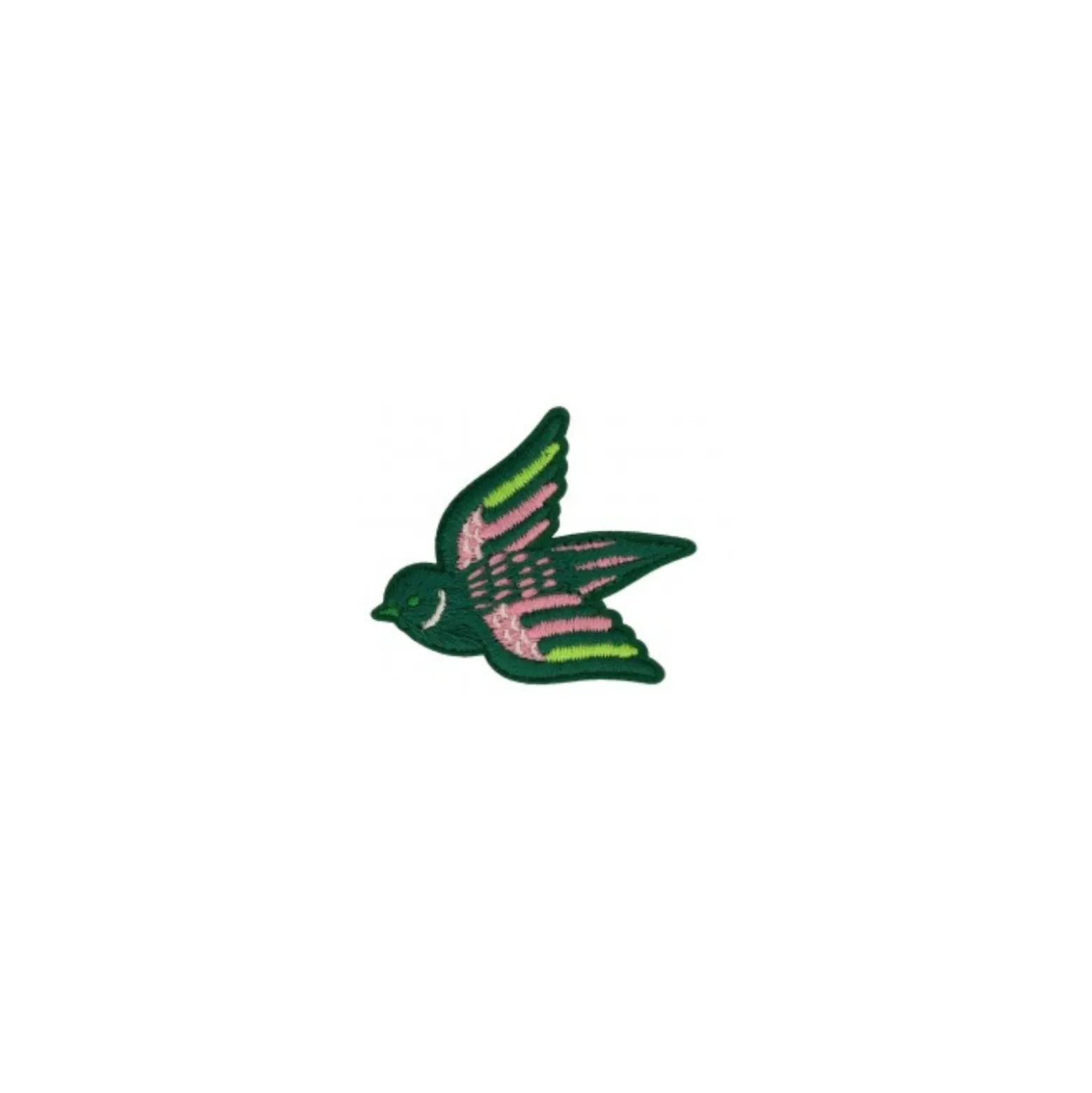 Écusson thermocollant Oiseau - vert