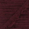 Dentelle élastique froufrou bordeaux