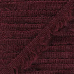 Dentelle élastique froufrou bordeaux
