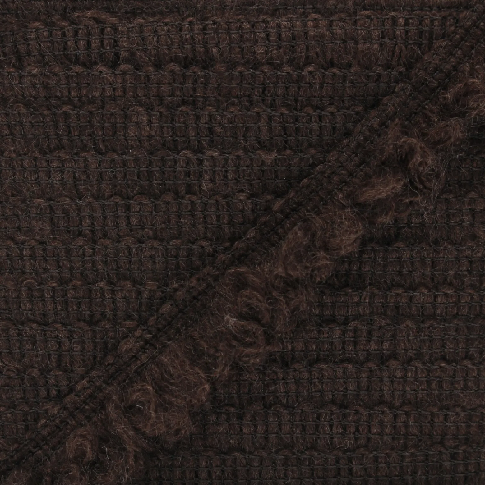 Dentelle élastique froufrou marron