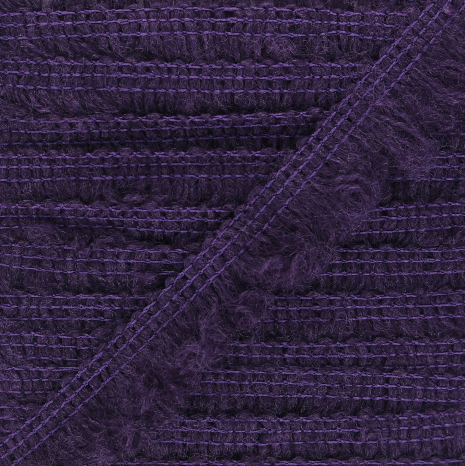 Dentelle élastique froufrou violette